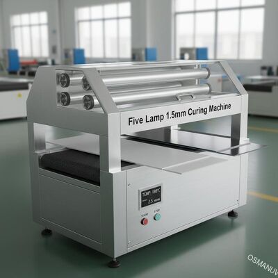 ماشین خشک کن پنج لامپ 1.5mm مجهز به ورق PVC، ورق سیلیکات کلسیم، ورق آلومینیوم، سطح ورق آهن
