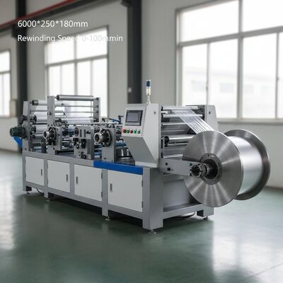 ماشین لایه بندی فیلم ابعاد کلی 6000*2500*1800mm سرعت پیچاندن 0-100m/min