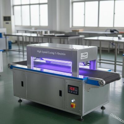 ماشین خشک کن با سرعت بالا 1-10m/min دستگاه خشک کن UV LED 1 سال