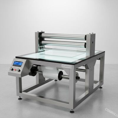 1.5KW ماشین لامیناسیون فیلم برای لامیناسیون دقیق و صاف از ضخامت 0.03-2mm برای شیشه، آکریلیک، پلاستیک، بوراد