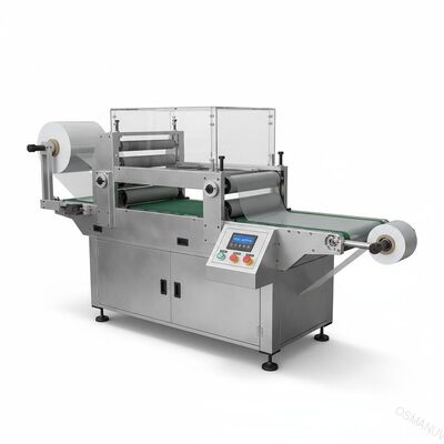 1-20m / min سرعت انتقال ماشین لامیناسیون فیلم 500mm طول 0-1320mm عرض کاری برای صفحه صفحه آکریلیک پلاستیکی