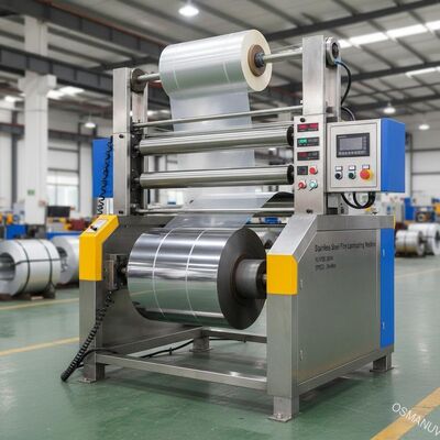 ماشین لامینینگ فیلم فولاد ضد زنگ 25KW قدرت 30m/min