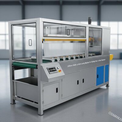 ماشین پوشش پرده عرض 1000mm برای تصفیه سطح رولر پولیش 0-50m/Min