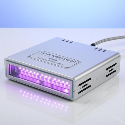 آلومینیوم آلیاژ UV LED ماشین سفت کردن برای 5-20mm عمق سفت کردن طول موج 365nm