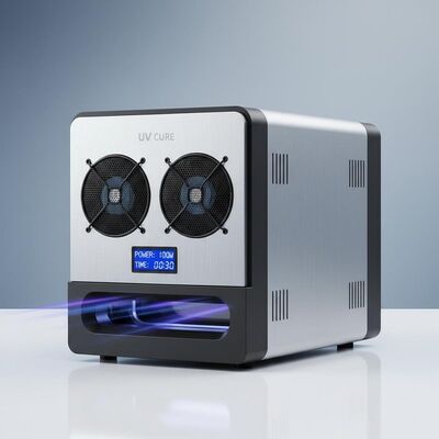 روش خنک کننده خنک کننده هوا دستگاه خشک کن UV LED 100W برای فرآیند خشک کردن سریع