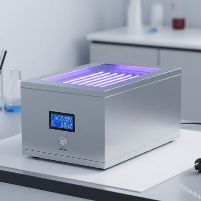 AC220V 50HZ منبع برق دستگاه درمان UV برای منطقه 300mm * 400mm با لامپ 365nm