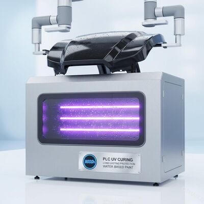 دستگاه PLC UV Curing Machine حفاظت طولانی مدت رنگ مبتنی بر آب با عمر لامپ 8000h