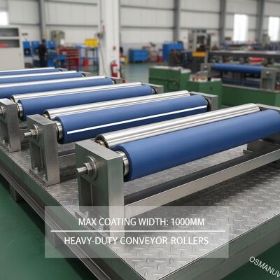 حداکثر عرض پوشش 1000mm رول های حمل و نقل سنگین برای عملکرد پوشش
