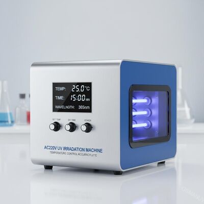 دستگاه تابش UV AC220V با دقت کنترل دمای ±1C و طول موج 365nm