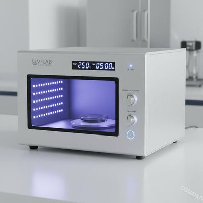 دستگاه تشعشع UV طول موج 365nm با کنترل درجه حرارت دستی / خودکار و تایمر