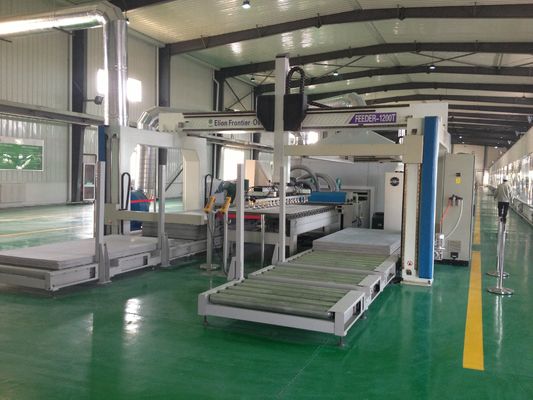 تخته ام دی اف 388 کیلووات Uv Light Curing Spray Coating Machine PLC کنترل تخته سیلیکات کلسیم