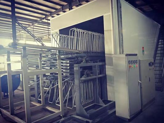 ماشین چرخاندن خودکار تخته. دستگاه چرخاندن تخته چوبی برای ترکیب خط تولید کامل.