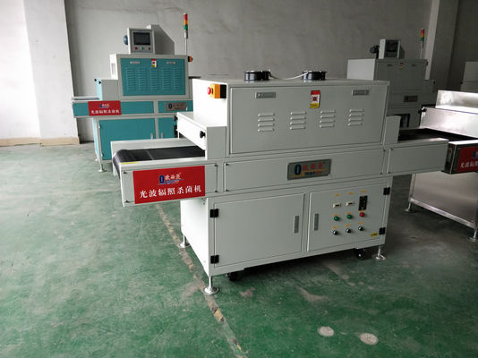 W300mm دستگاه اشعه ماورا بنفش موج نور / دستگاه پخت UV 10m / min