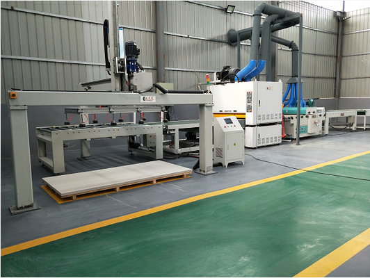 Mitsubishi PLC Control 4.5KW دستگاه پوشش UV برای تخته سیلیکات کلسیم