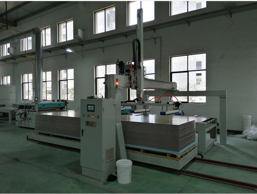Mitsubishi PLC Control 4.5KW دستگاه پوشش UV برای تخته سیلیکات کلسیم