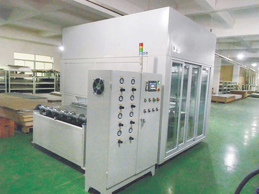 28 - دستگاه پوشش اسپری روشنایی Tec 50KW با سیستم نوار نقاله