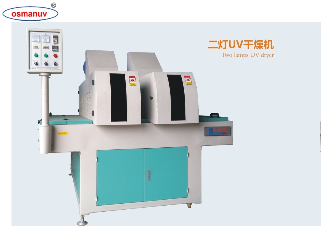دو لامپ 5-20m / Min دستگاه ضدعفونی کننده UV با ضخامت ضدعفونی کننده 2-80mm و لامپ های بریتانیا PRIMARC برای رنگ سطح