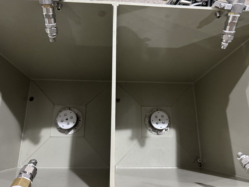 دستگاه پوشش‌دهی تحقیق و توسعه دو ایستگاهی برای تست چند زیرلایه | پلتفرم انعطاف‌پذیر برای خمیر قالب‌گیری و فراتر از آن