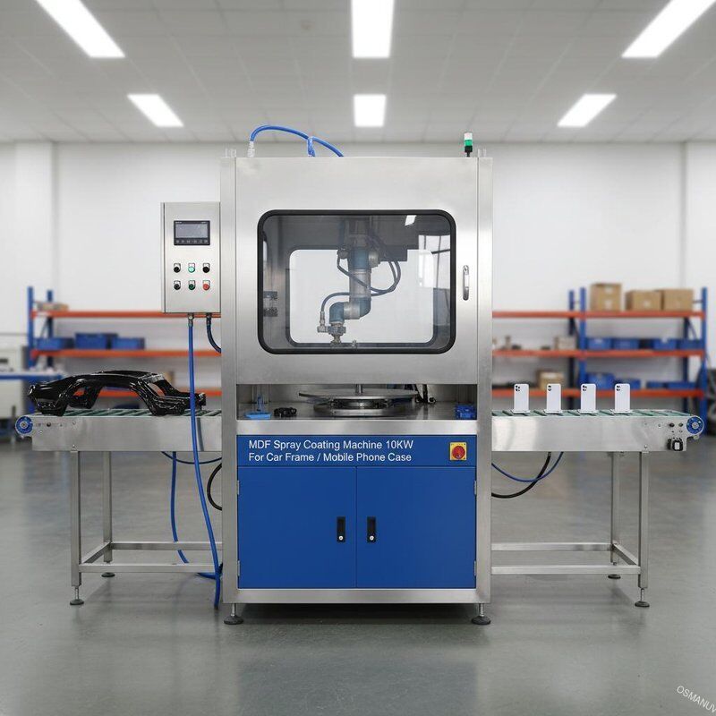 دستگاه پوشش اسپری MDF 10KW برای قاب ماشین / کیف تلفن همراه