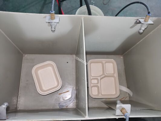 1100mm *410mm *1100mm Spray Coating Machine For Pulp Food Container