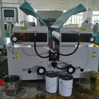 High Speed Two Rollers Coating Machine For Glass Board Door Wooden Acrylic
