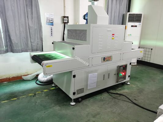 Simple Process UV Curing Machinery With 2 American WQP 3 KW Mercury Lamps Configuration