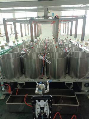 Rotating Base Vacuum Adsorption Pulp Molded Spin Coating Production Line