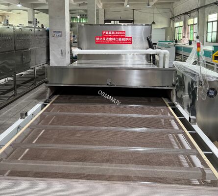 Sustainable Manufacturing Eco-Conscious Design 14 Stage Microwave Drying Machine For Pulp Sea Food