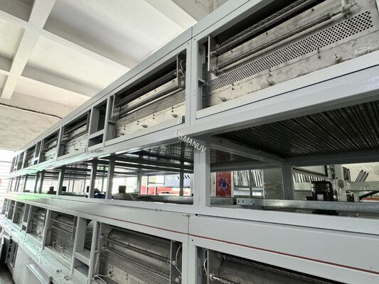 Double Layer Gas Hot Air Circulation Drying Machine For 1320 Conveyor 144 Kw