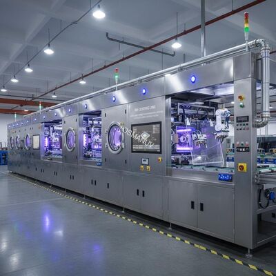 Anti-Reflective (AR) Coating Line for Solar Glass,Insulation Board,Acrylic,Furniture Board - Fully Automatic Magnetron Sputtering System