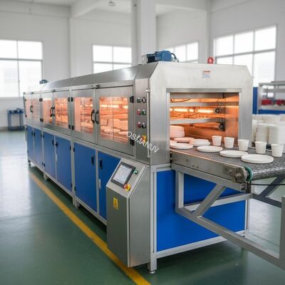 Bagasse Pulp Molding IR Drying Machine 2.2-Meter Rapid Drying System for Sustainable Tableware Production