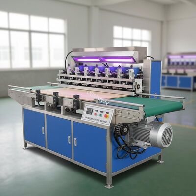 9KW 850mm Height Wood Uv Roller Coating Machine With  Motor