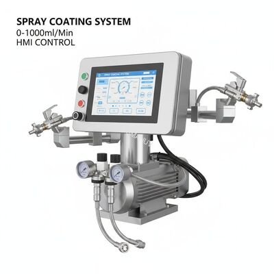 0-1000ml/Min Spray Volume Spray Coating System  HMI Control System