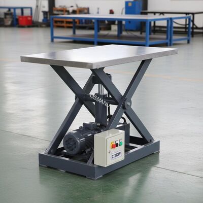 Lift Height 2.2KW Small Hydraulic Elevator Table Type 1800mm