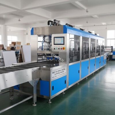 Spot Uv  Spray Coating Machine / Spot Uv Printing Machine 920mm Width 6M/Min