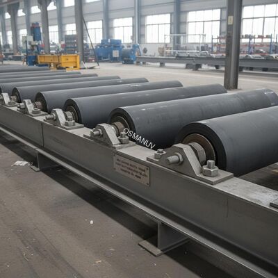 Max Coating Width 1000mm Heavy Duty Conveyor Rollers With Diameter 200-400mm