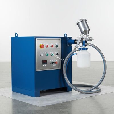 50mm Thick 380V 50HZ Paint Spray Coating Machine With Good Plumpness
