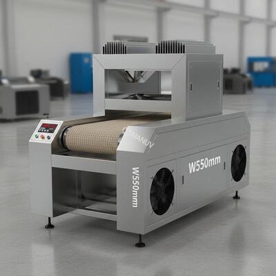 6.8KW W550mm Conveyor Belt UV Curing Machine Air Cooling System