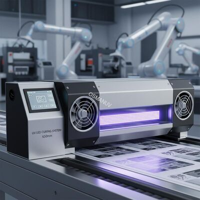 650mm Uv Curing Systems For Printing , Uv Led Curing System