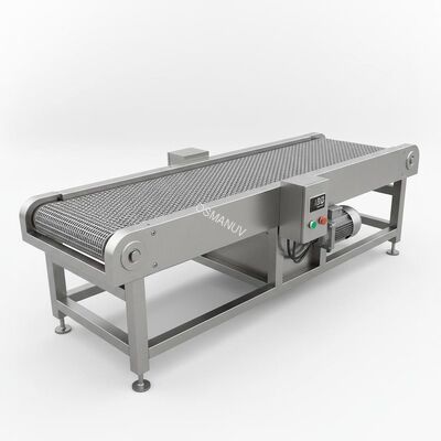 W1320mm 1m/Min Stainless Steel Conveyor Belt Machine / Mesh Belt Conveyor