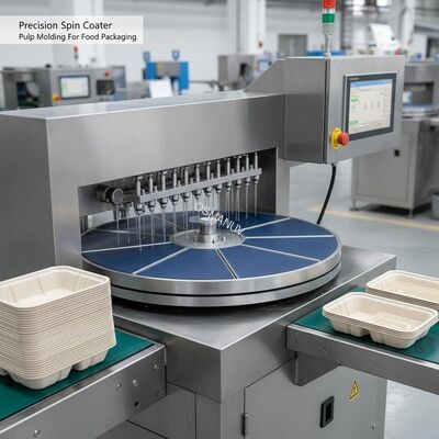 Precision Spin Coater Pulp Molding For Food Packaging Leak Proof Water Based Coating