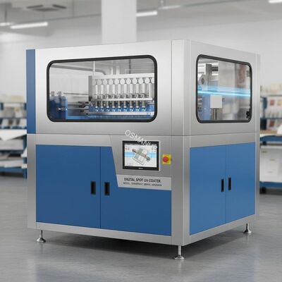 Digital Spot Uv Coating Machine Spray Paint 380VAC W1300mm