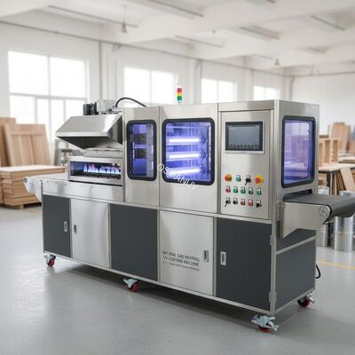 Natural Gas Heating UV Coating Machine 0.1 - 1m/min For Furniture Painting