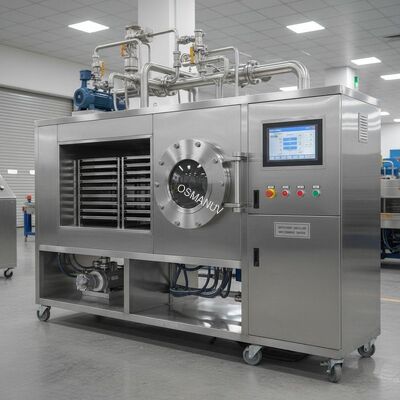 PLC 50KW Microwave Vacuum Drying Equipment 380V Efficient Vacuum Microwave Dryer
