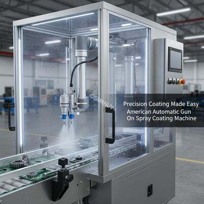 Precision Coating Made Easy With The American Automatic Gun On Spray Coating Machine