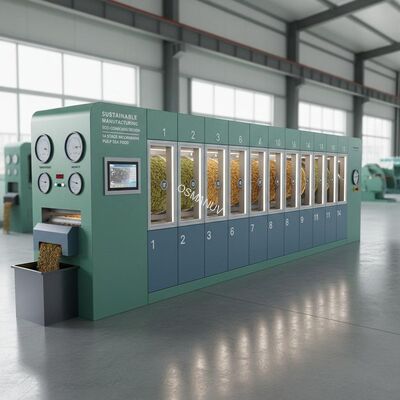 Sustainable Manufacturing Eco-Conscious Design 14 Stage Microwave Drying Machine For Pulp Sea Food
