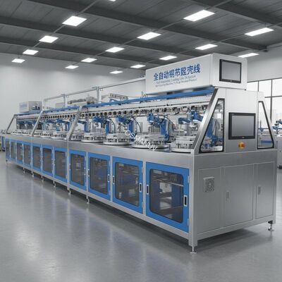 Full Automatic Coating Line 24 Station Spin Coating Machine For Pulp Molded Product