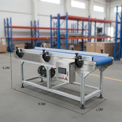 2m*0.6m*1.5m accuracy Conveyor Belt Machine Continuous Conveyor System