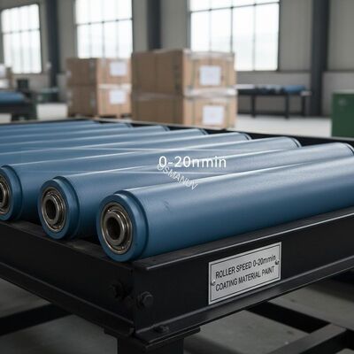 Sturdy Heavy Duty Conveyor Rollers with Roller Speed 0-20m/min and Coating Material Paint