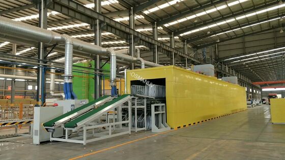 90 Degree Rotating UV Coating Machine For Cement Fiberboard